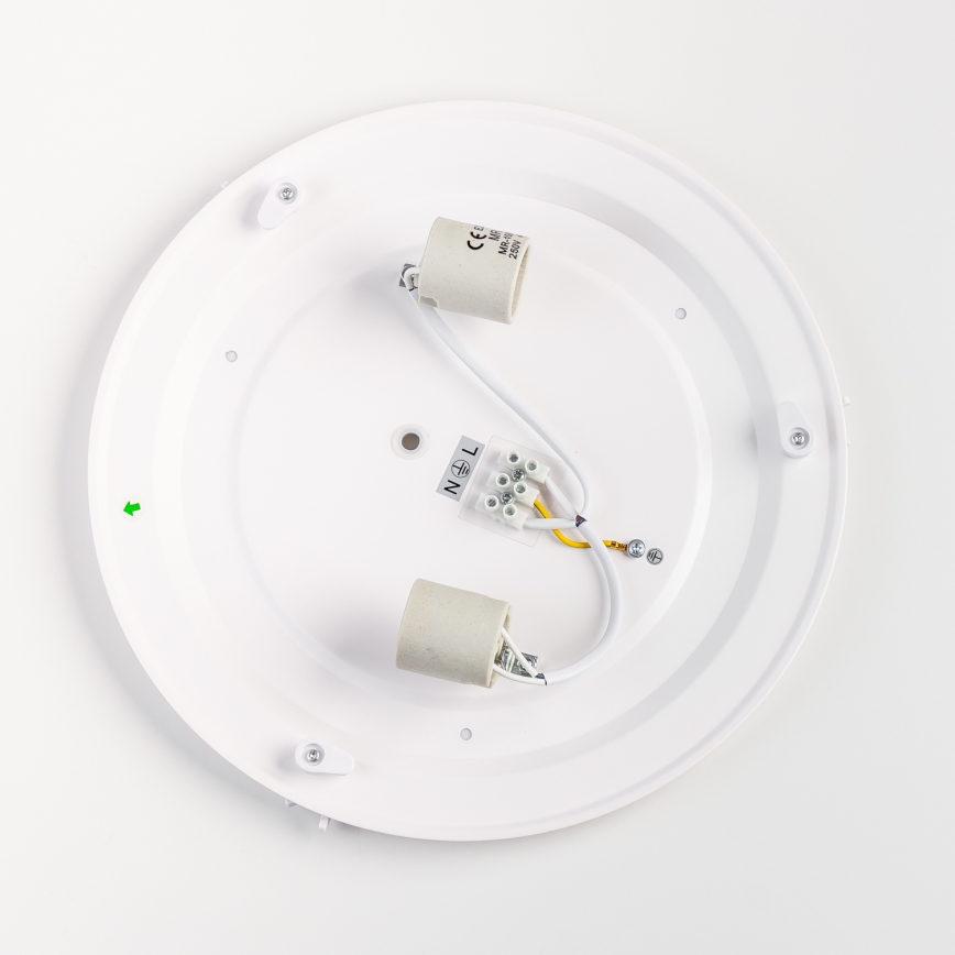 Brilagi - Loftlampe til badeværelse POOL 2x E27/15W/230V Ø 30 cm IP54 sort