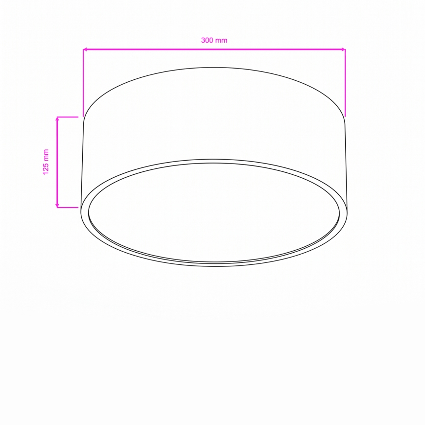 Brilagi - Loftlampe til badeværelse POOL 2xE27/15W/230V Ø 30 cm IP54 beige