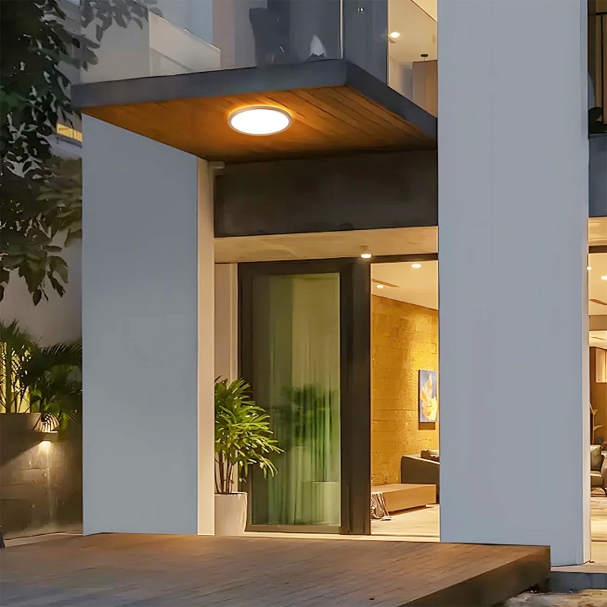 Brilagi - LED-loftlampe til badeværelse ultratynd LED/12W/230V Ø22,5 cm rosaguld IP54