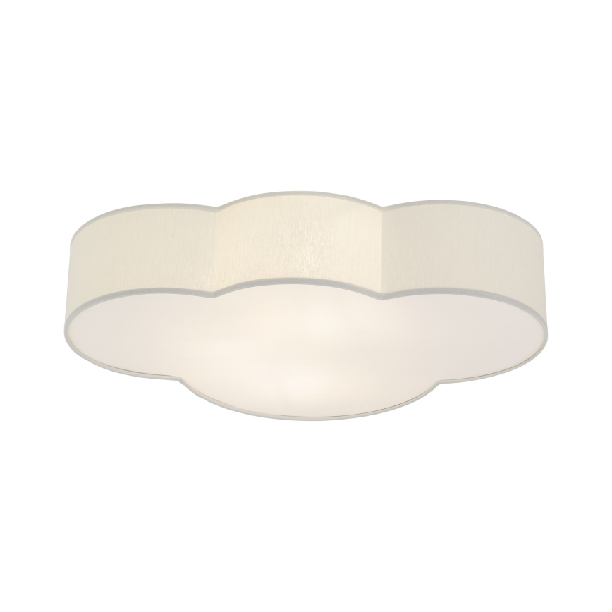 Brilagi - Loftlampe til børn NIMBUS 4xE27/15W/230V grå