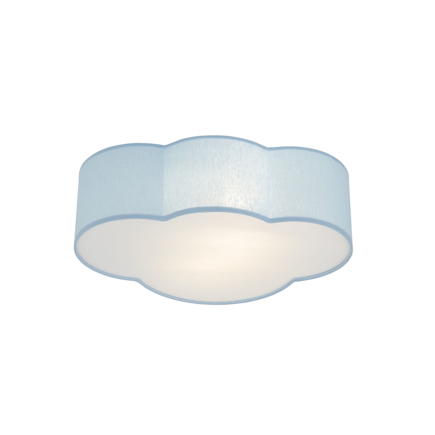 Brilagi - Loftlampe til børn NIMBUS MINI 2xE27/15W/230V 31x43 cm blå