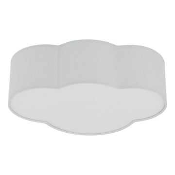 Brilagi - Loftlampe til børn NIMBUS MINI 2xE27/15W/230V grå