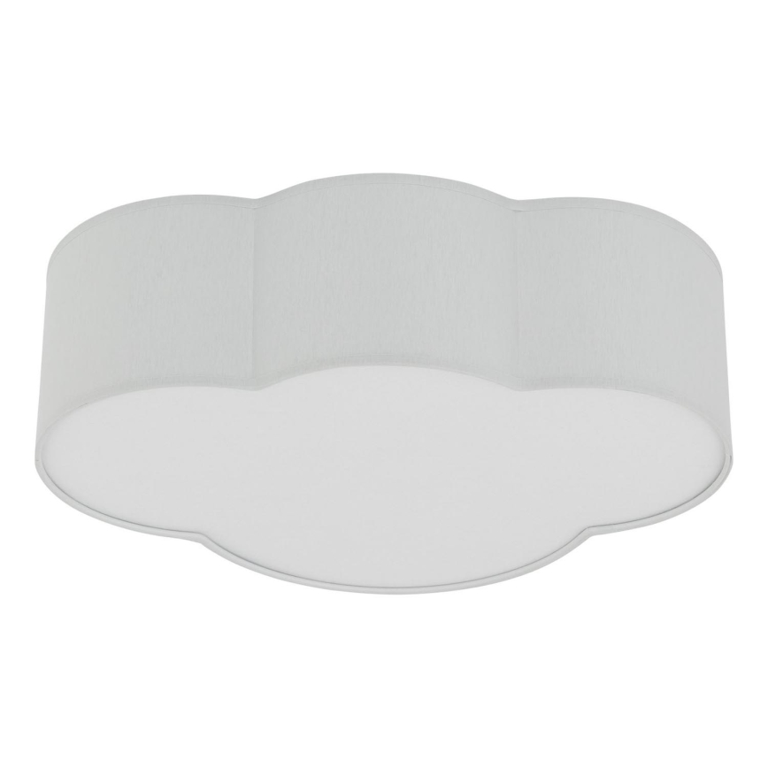 Brilagi - Loftlampe til børn NIMBUS MINI 2xE27/15W/230V grå