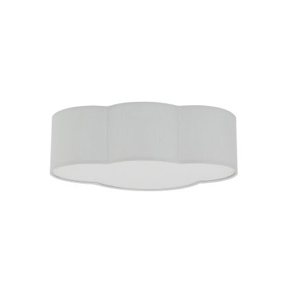 Brilagi - Loftlampe til børn NIMBUS MINI 2xE27/15W/230V grå