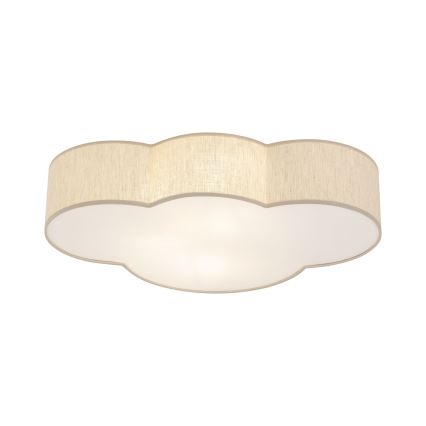Brilagi - Loftlampe til børneværelset NIMBUS 4xE27/15W/230V 46x63 cm beige