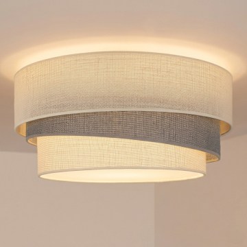 Brilagi - Loftlampe TRIO 1xE27/60W/230V Ø 40 cm creme/grå