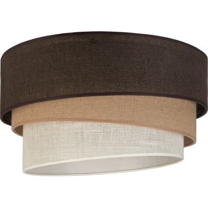 Brilagi - Loftlampe TRIO 3xE27/60W/230V Ø 60 cm brun/beige/hvid