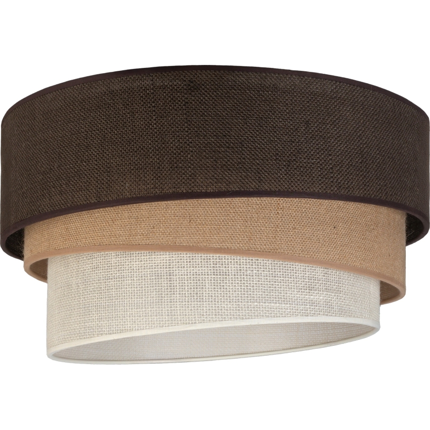 Brilagi - Loftlampe TRIO 3xE27/60W/230V Ø 60 cm brun/beige/hvid