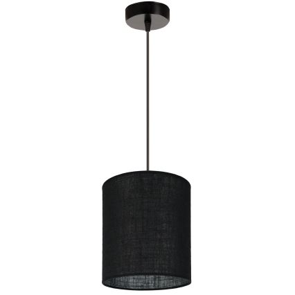 Brilagi - Loftlampe på kabel TUBES 1xE27/15W/230V Ø 20 cm sort