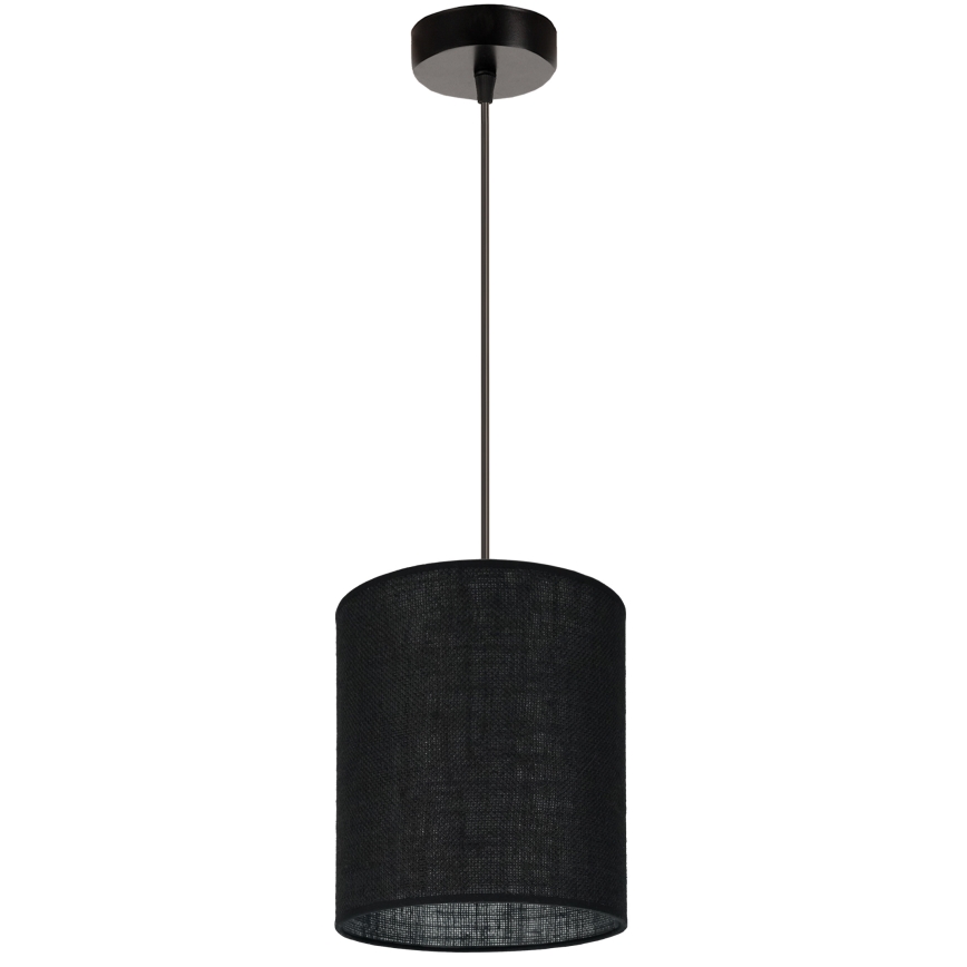 Brilagi - Loftlampe på kabel TUBES 1xE27/15W/230V Ø 20 cm sort