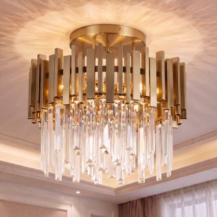 BRILAGI - Loftlampe VERVE 4xE14/40W/230V Ø 40 cm guld