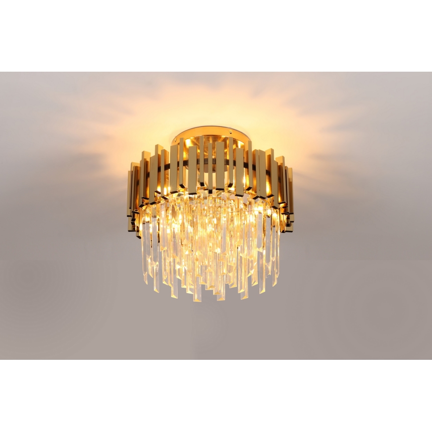 Brilagi - loftlampe VERVE 6xE14/40W/230V Ø 60 cm, guld