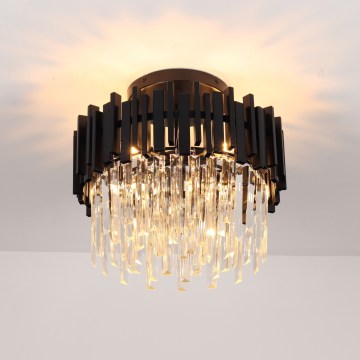 Brilagi - Loftlampe VERVE 6xE14/40W/230V Ø 60 cm sort