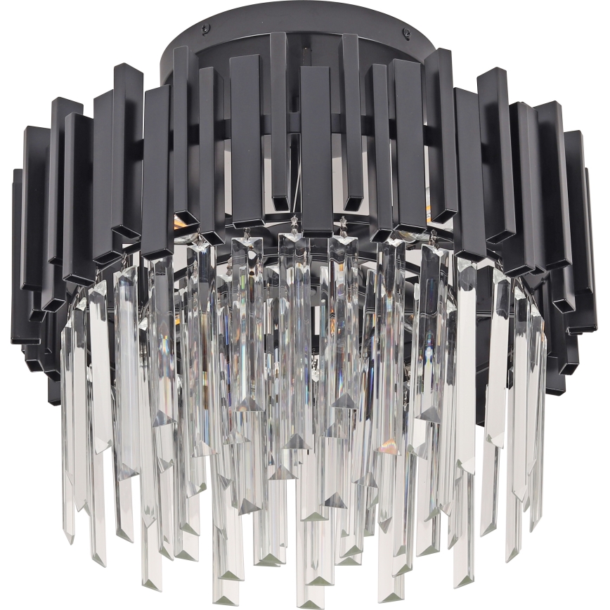 Brilagi - Loftlampe VERVE 6xE14/40W/230V Ø 60 cm sort