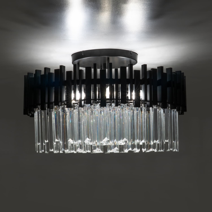 BRILAGI - Loftlampe VERVE 6xE14/40W/230V Ø 60 cm sort