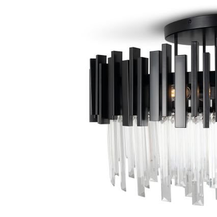 BRILAGI - Loftlampe VERVE 6xE14/40W/230V Ø 60 cm sort