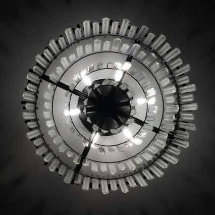 BRILAGI - Loftlampe VERVE 6xE14/40W/230V Ø 60 cm sort