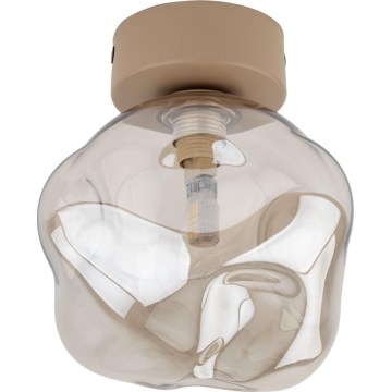 Brilagi - Loftlampe VULCANO 1xG9/8W/230V beige/røgfarvet beige