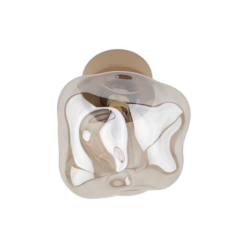 Brilagi - Loftlampe VULCANO 1xG9/8W/230V beige/røgfarvet beige