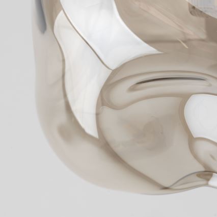 Brilagi - Loftlampe VULCANO 1xG9/8W/230V beige/røgfarvet beige