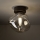 Brilagi - Loftlampe VULCANO 1xG9/8W/230V bronzefarvet/røget beige
