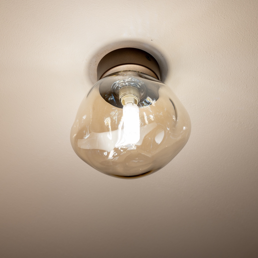 BRILAGI - Loftlampe VULCANO 1xG9/8W/230V bronzefarvet/røget beige