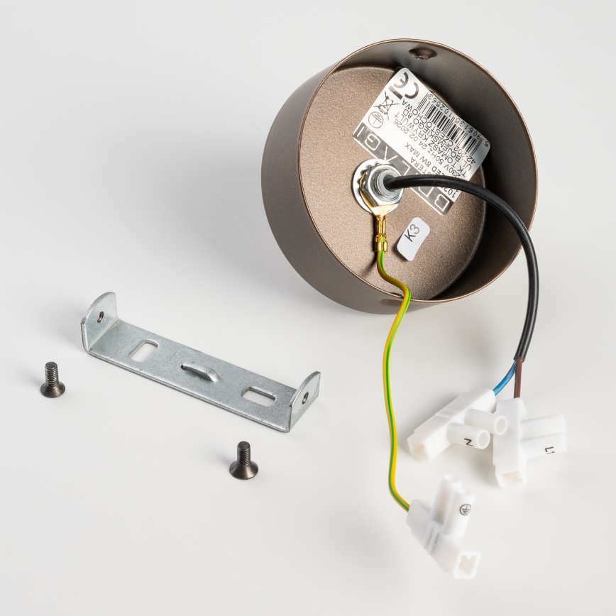BRILAGI - Loftlampe VULCANO 1xG9/8W/230V bronzefarvet/røget beige