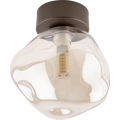 Brilagi - Loftlampe VULCANO 1xG9/8W/230V brun/røget beige
