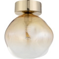 Brilagi - Loftlampe VULCANO 1xG9/8W/230V guld/røget beige