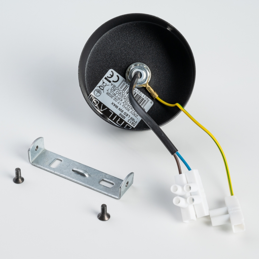 BRILAGI - Loftlampe VULCANO 1xG9/8W/230V sort/røget sort