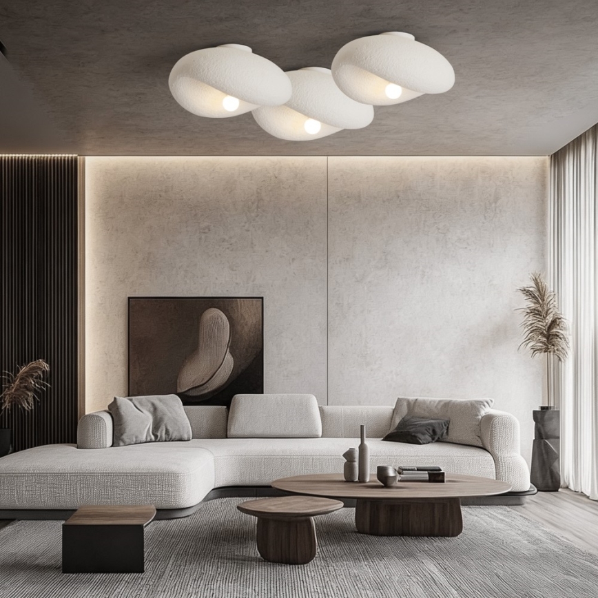 BRILAGI - Loftlampe WABI SABI 1xE27/60W/230V Ø 40 cm hvid
