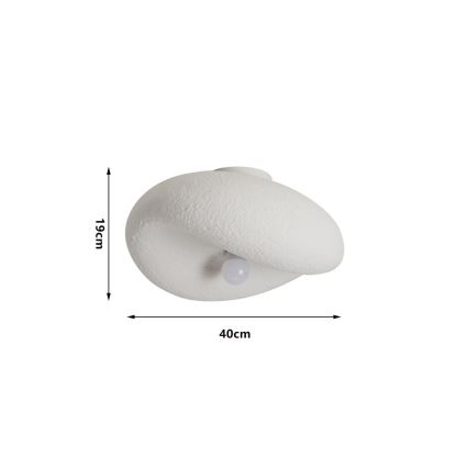 BRILAGI - Loftlampe WABI SABI 1xE27/60W/230V Ø 40 cm hvid