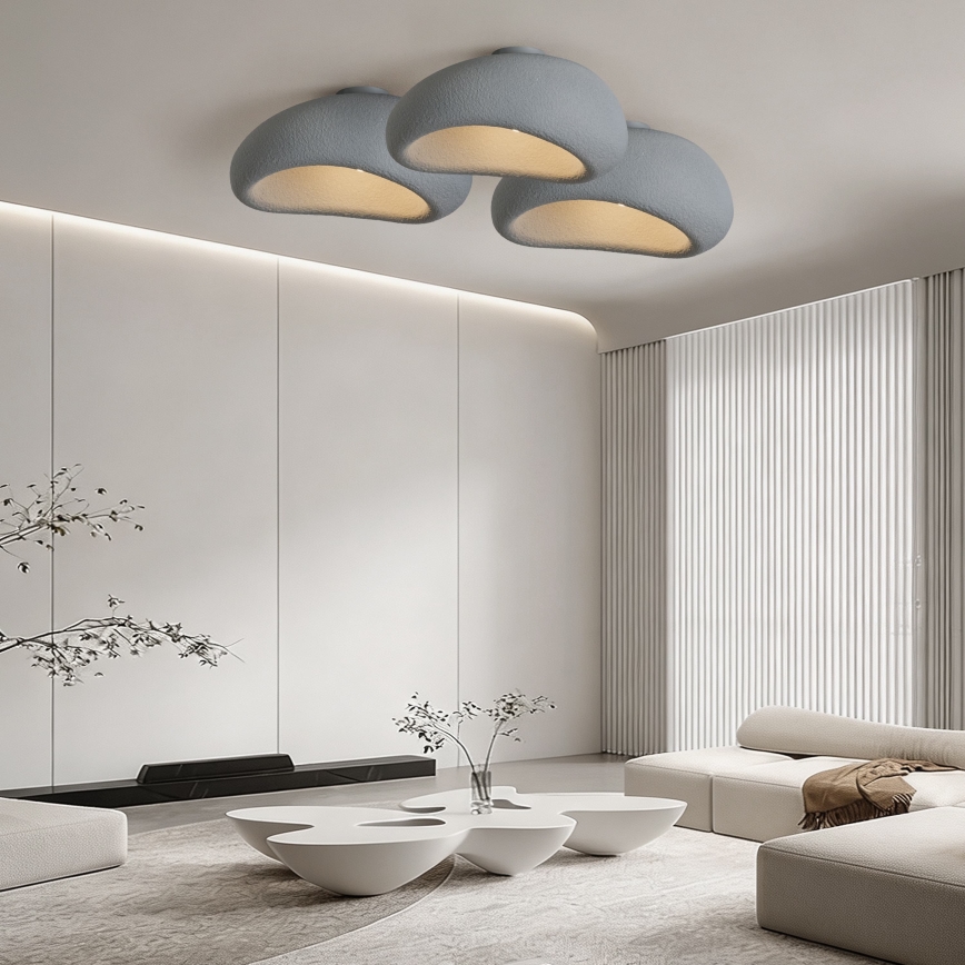 BRILAGI - Loftlampe WABI SABI 1xE27/60W/230V Ø 50 cm grå