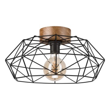 Brilagi - Loftlampe WOODY BASKET 1xE27/60W/230V eg valnød