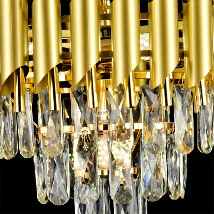 Brilagi - Loftmonteret lysekrone ECLIPSE 5xE14/10W/230V Ø 38 cm, guld