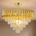 BRILAGI - Loftmonteret lysekrone ECLIPSE 9xE14/10W/230V Ø 58 cm guld