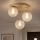 Brilagi - Loftmonteret lysekrone STELLA 3xE27/60W/230V beige/guld