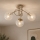 Brilagi - Loftmonteret lysekrone STELLA 3xE27/60W/230V beige/guld