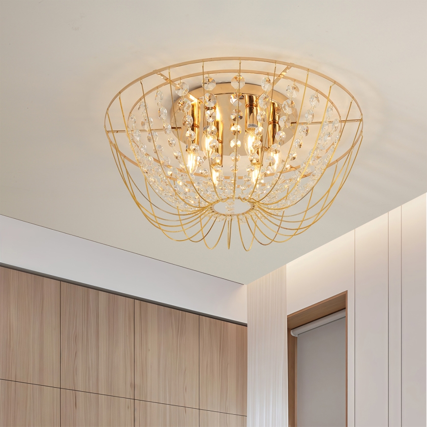 Brilagi - Loftmonteret lysekrone VASTERAS 6xE14/40W/230V Ø 60 cm