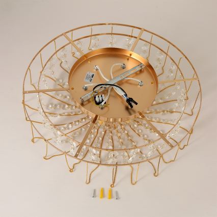 Brilagi - Loftmonteret lysekrone VASTERAS 6xE14/40W/230V Ø 60 cm