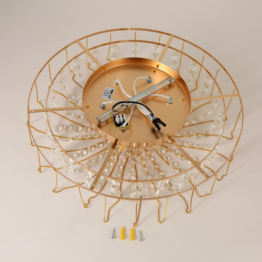 Brilagi - Loftmonteret lysekrone VASTERAS 6xE14/40W/230V Ø 60 cm