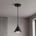 Brilagi - Loftpendel på kabel CONE SINGLE 1xGX53/15W/230V sort