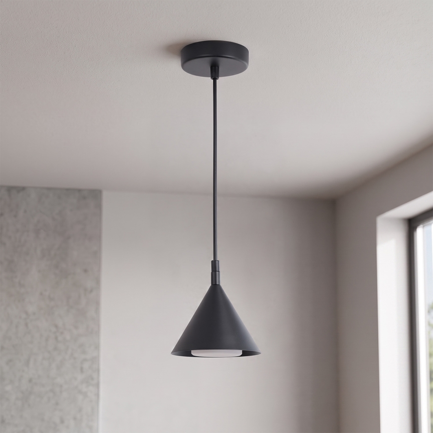Brilagi - Loftpendel på kabel CONE SINGLE 1xGX53/15W/230V sort