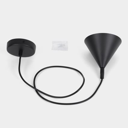 Brilagi - Loftpendel på kabel CONE SINGLE 1xGX53/15W/230V sort