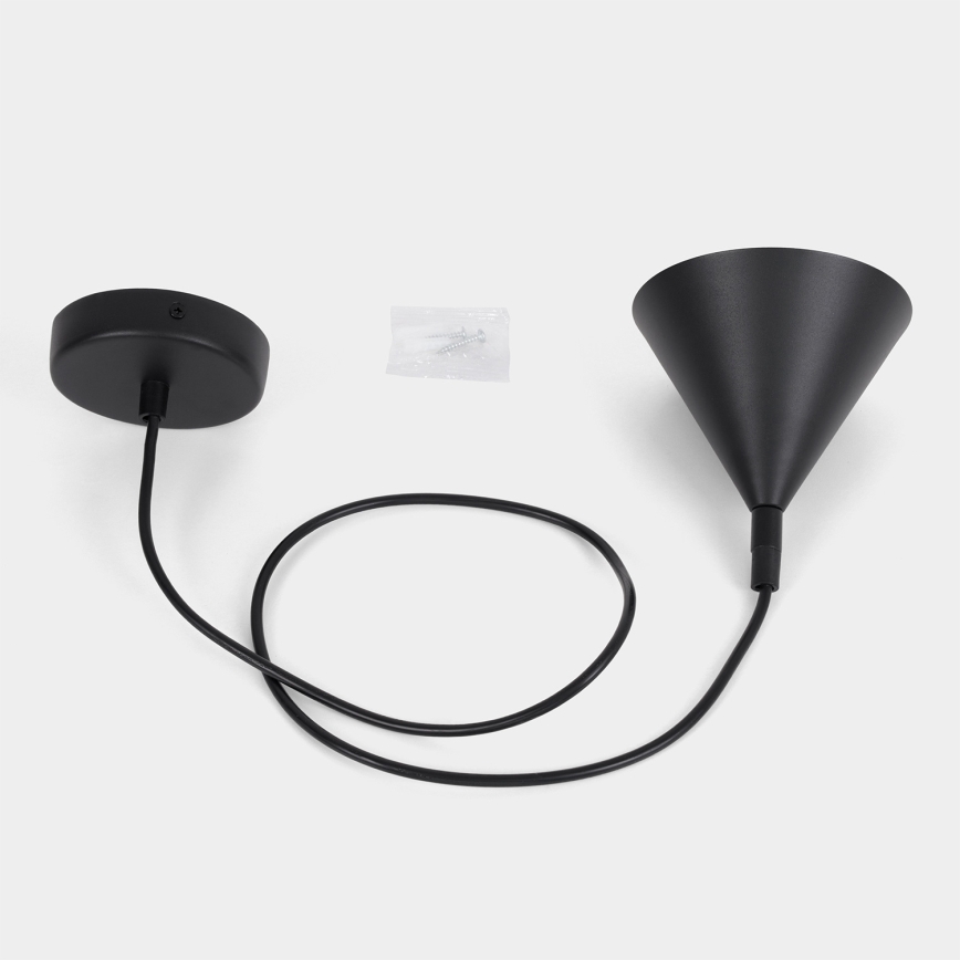 Brilagi - Loftpendel på kabel CONE SINGLE 1xGX53/15W/230V sort