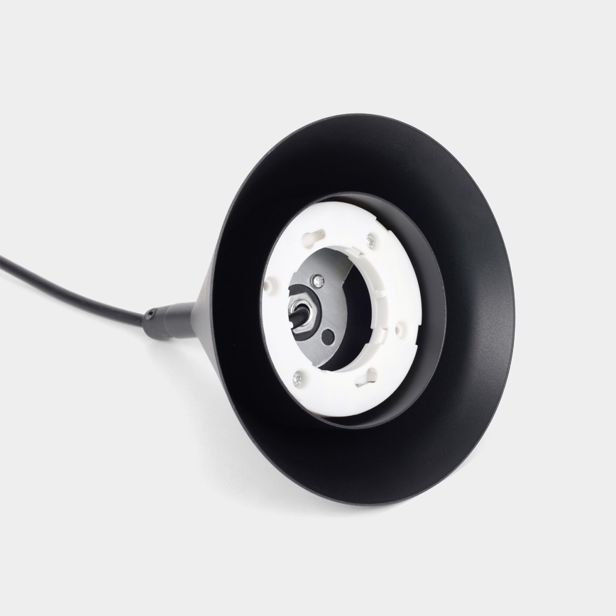 Brilagi - Loftpendel på kabel CONE SINGLE 1xGX53/15W/230V sort