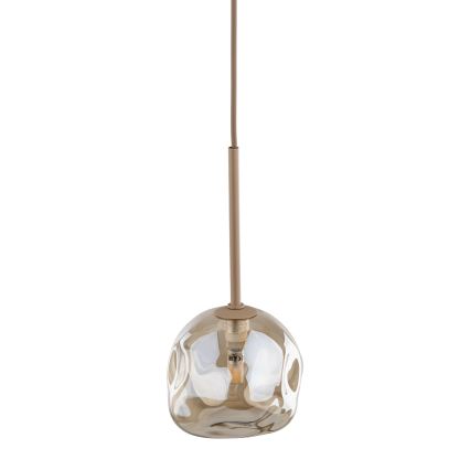 Brilagi - Loftpendel på kabel VULCANO 1xG9/8W/230V beige/røgfarvet beige