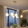 Brilagi - Loftpendel på wire MILO ECRU 6xE27/60W/230V beige/guld