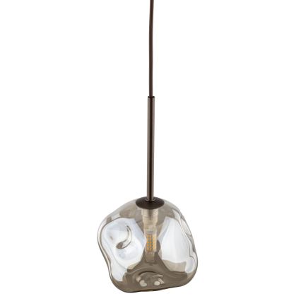 Brilagi - Loftpendel på wire VULCANO 1xG9/8W/230V bronze/røget beige