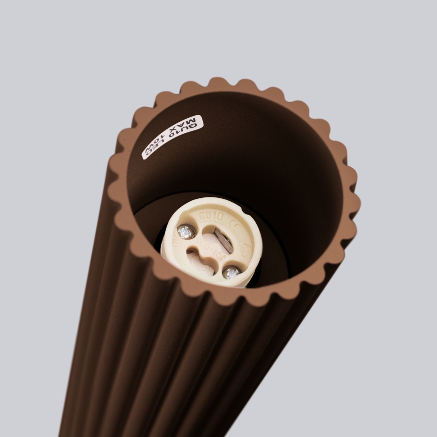 Brilagi - Loftspot CRESTO 1xGU10/10W/230V 10 cm brun